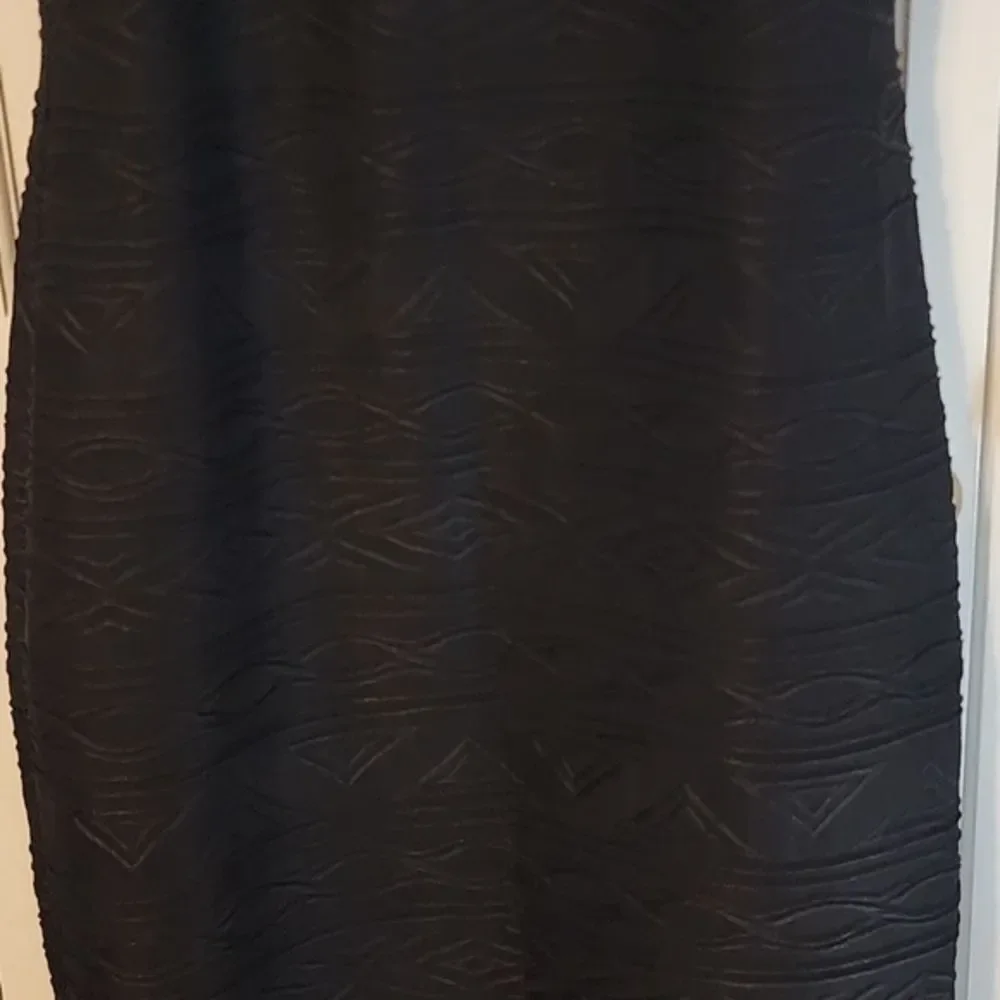 SHAPEFX Fitted Black Long ribbed‎ dress,Simple, Shaping & Stunning. Size 8 NEW - Picture 11 of 16